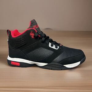 FUBU Men’s High Top Sneakers Black Red White Size 13 Athletic Shoes